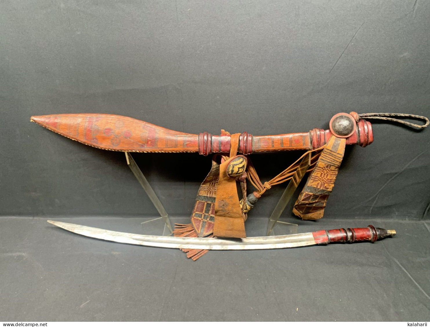 FIN SABRE MANDINGUE, CIRCA 1930, LAME EUROPEENNE, AFRIQUE DE L'OUEST, MALINKE - Knives/Swords