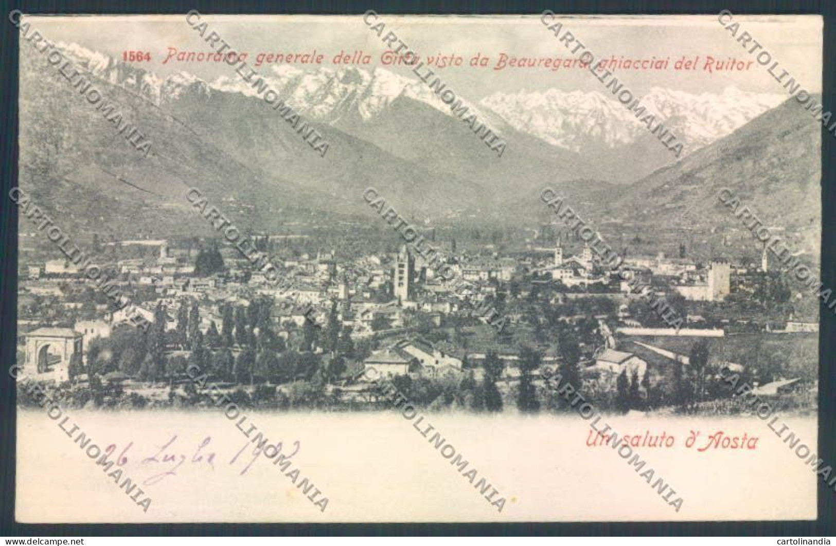 Aosta Città Cartolina ZQ4460 - Aosta