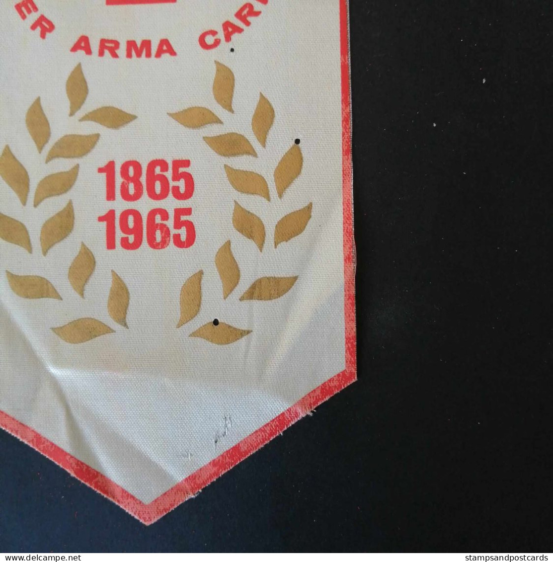 Portugal Cruz Vermelha Portuguesa Bandeirola 1965 Croix-Rouge Fanion Red Cross Pennant - Red Cross