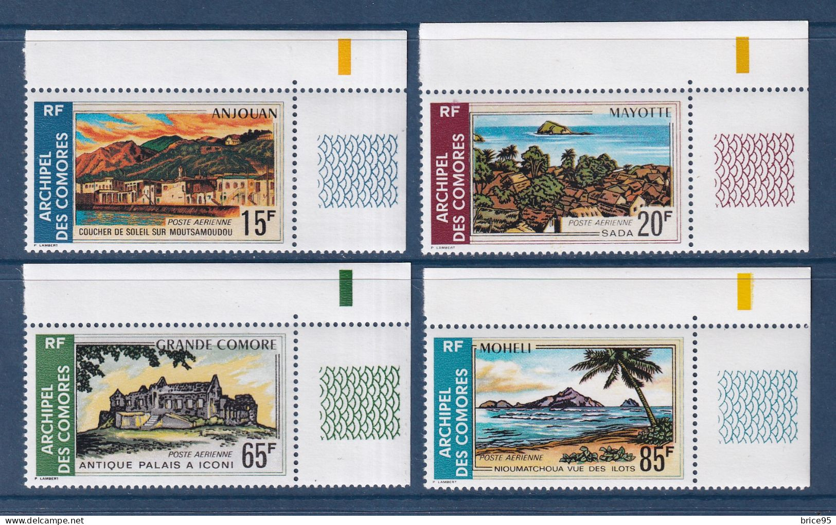 Comores - YT PA N° 32 à 35 ** - Neuf Sans Charnière - Poste Aérienne - 1971 - Unused Stamps