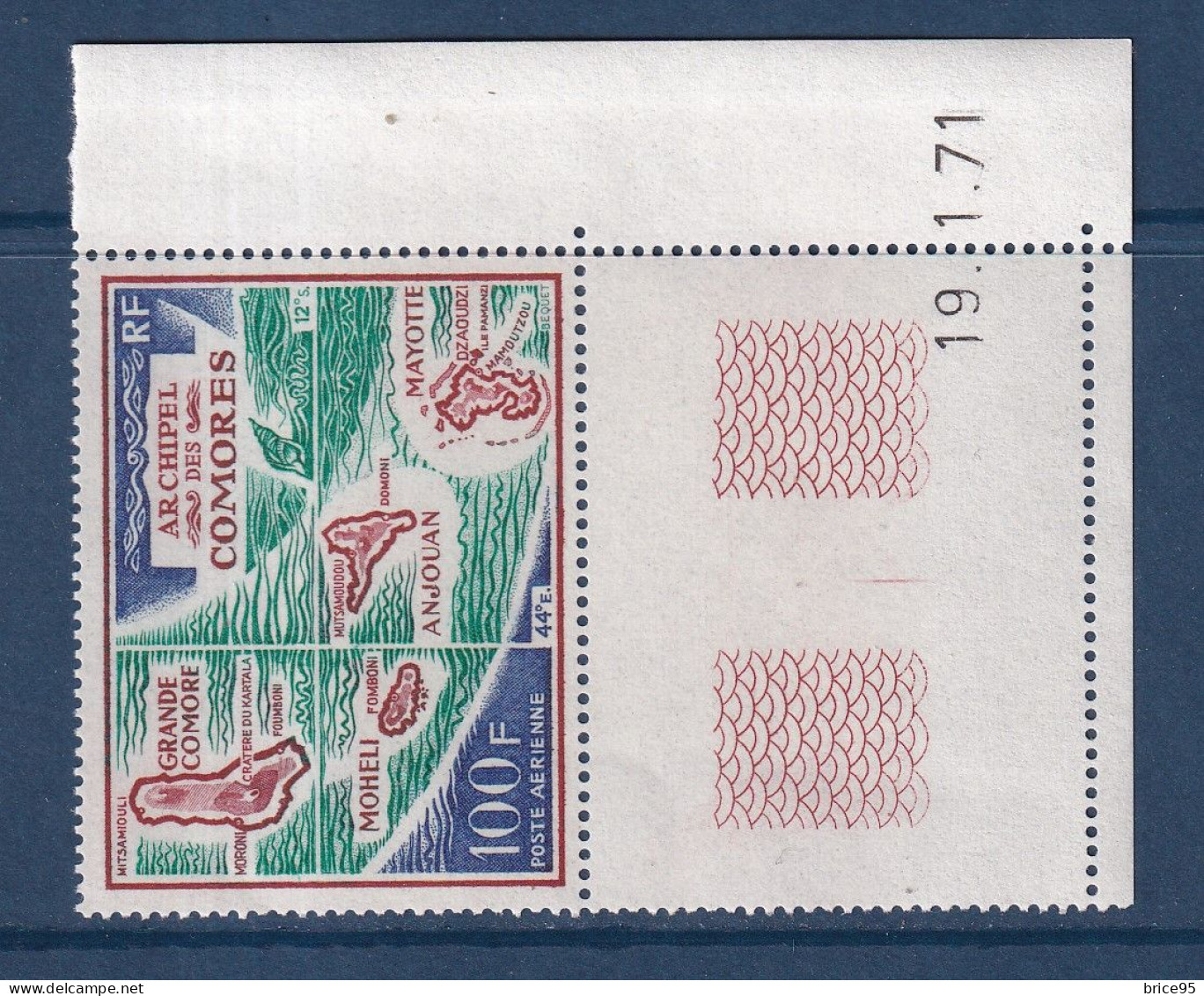 Comores - YT PA N° 49 ** - Neuf Sans Charnière - Poste Aérienne - 1971 - Unused Stamps