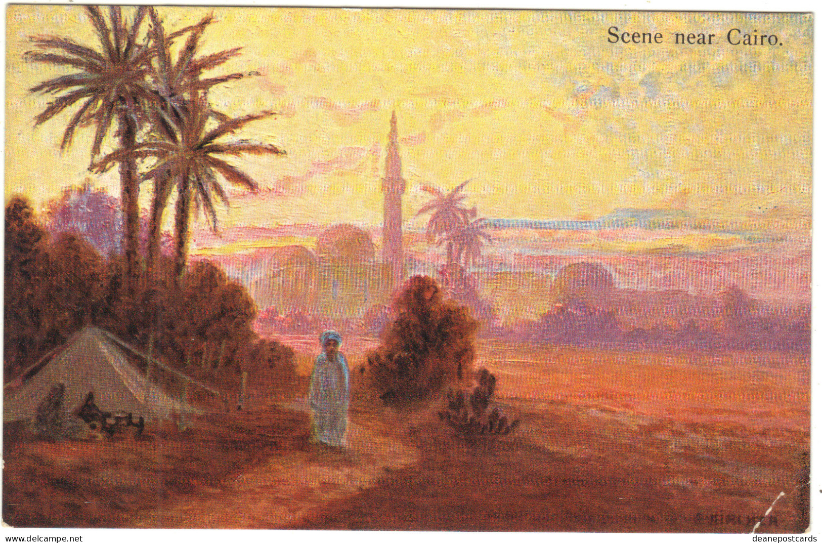 Egypt -Scene Near Cairo Artist  Drawn - Altri & Non Classificati