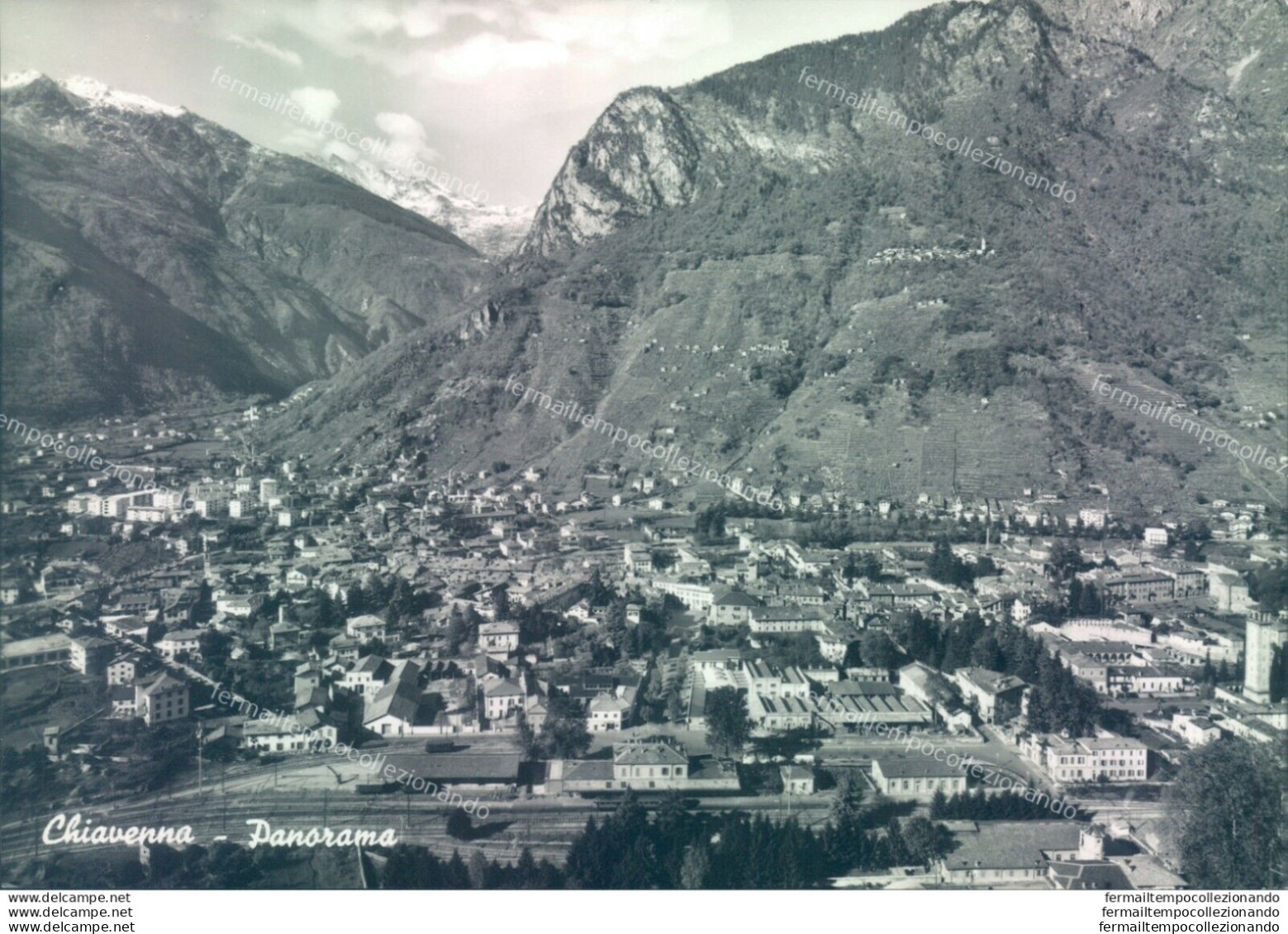 D501- Cartolina  Provincia Di Sondrio- Chiavenna Panorama - Sondrio