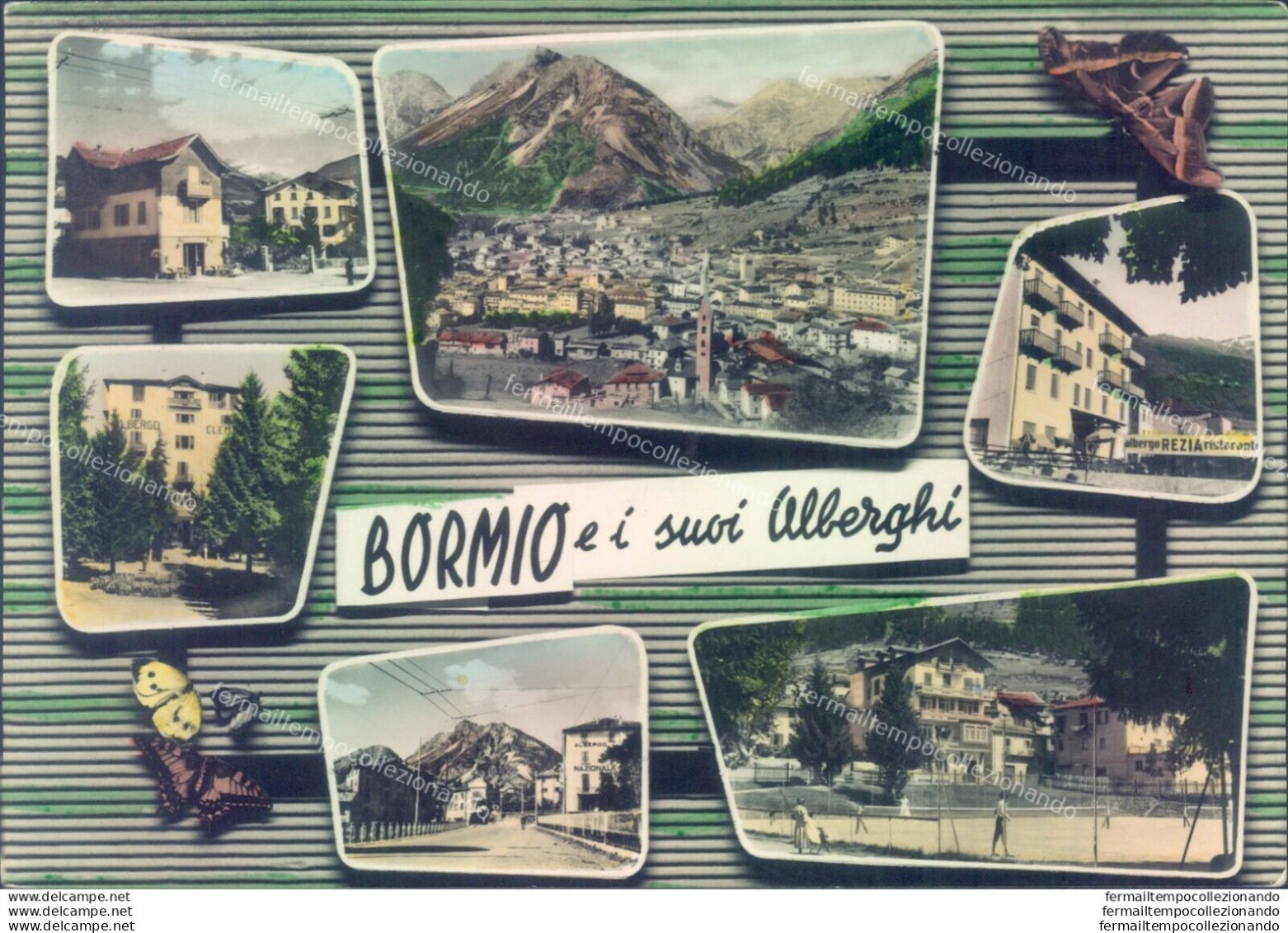 D39-  Cartolina  Provincia Di Sondrio - Bormio E I Suoi Alberghi - Sondrio