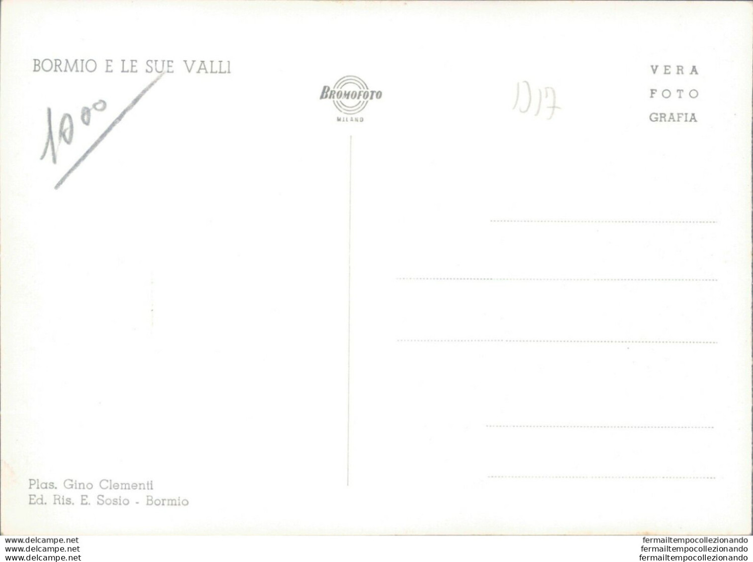 D17-  Cartolina  Provincia Di Sondrio -bormio E Le Sue Valli - Sondrio