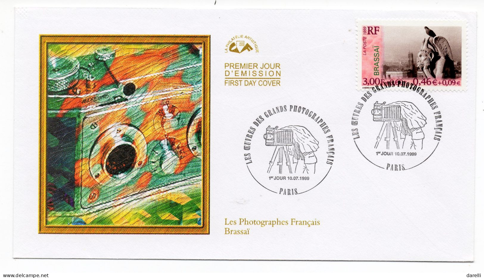 FDC FRANCE 1999 - Photographes Français - BRASSAÏ - YT 3263 - 1990-1999