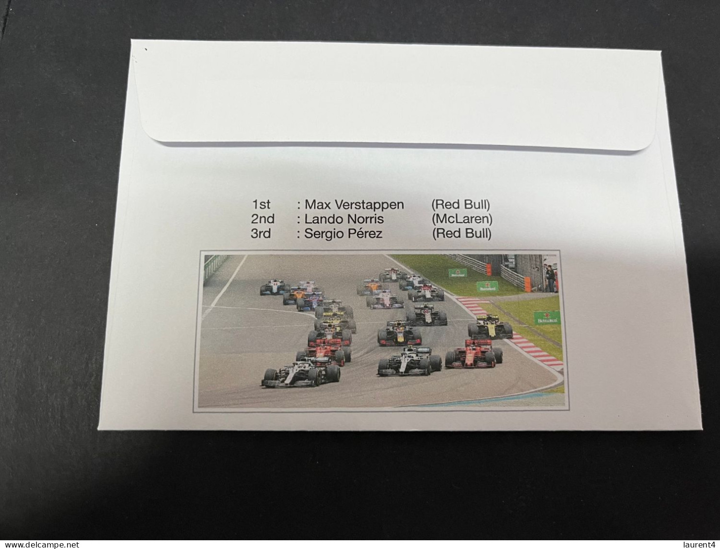 22-4-2024 (2 Z 42) Formula One - 2024 China Shanghai Grand Prix - Winner Max Verstappen (21 April 2024) Formula 1 Stamp - Auto's