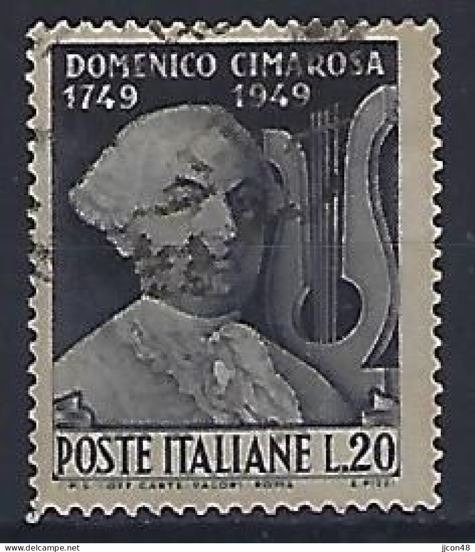 Italy 1949  Domenico Cimarosa (o) Mi.788 - 1946-60: Oblitérés