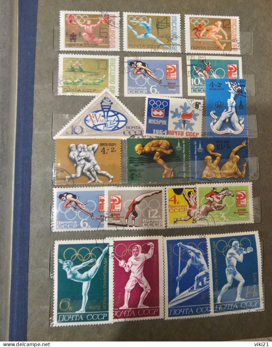 Stamps Russia - Verzamelingen