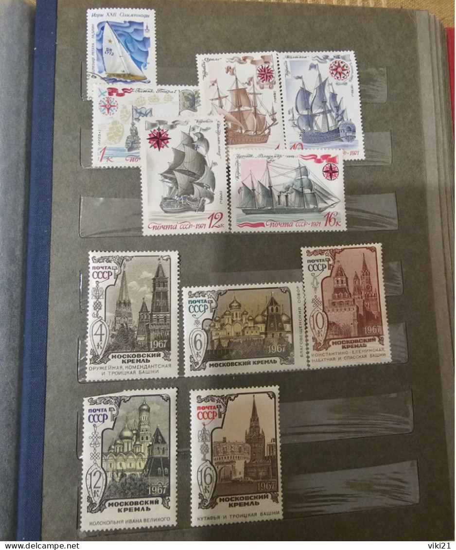 Stamps Russia - Verzamelingen