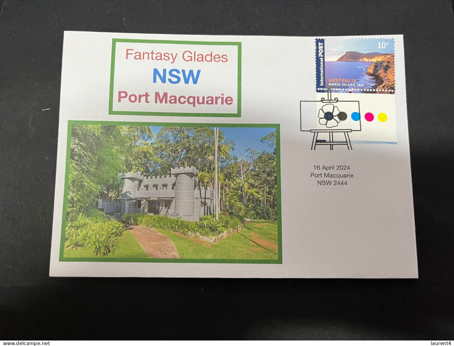 22-4-2024 (2 Z 42) Fantasy Glades  (2 Covers) Was Located In Port Macquarie NSW 24444 Until 28 April 2002 - Andere & Zonder Classificatie