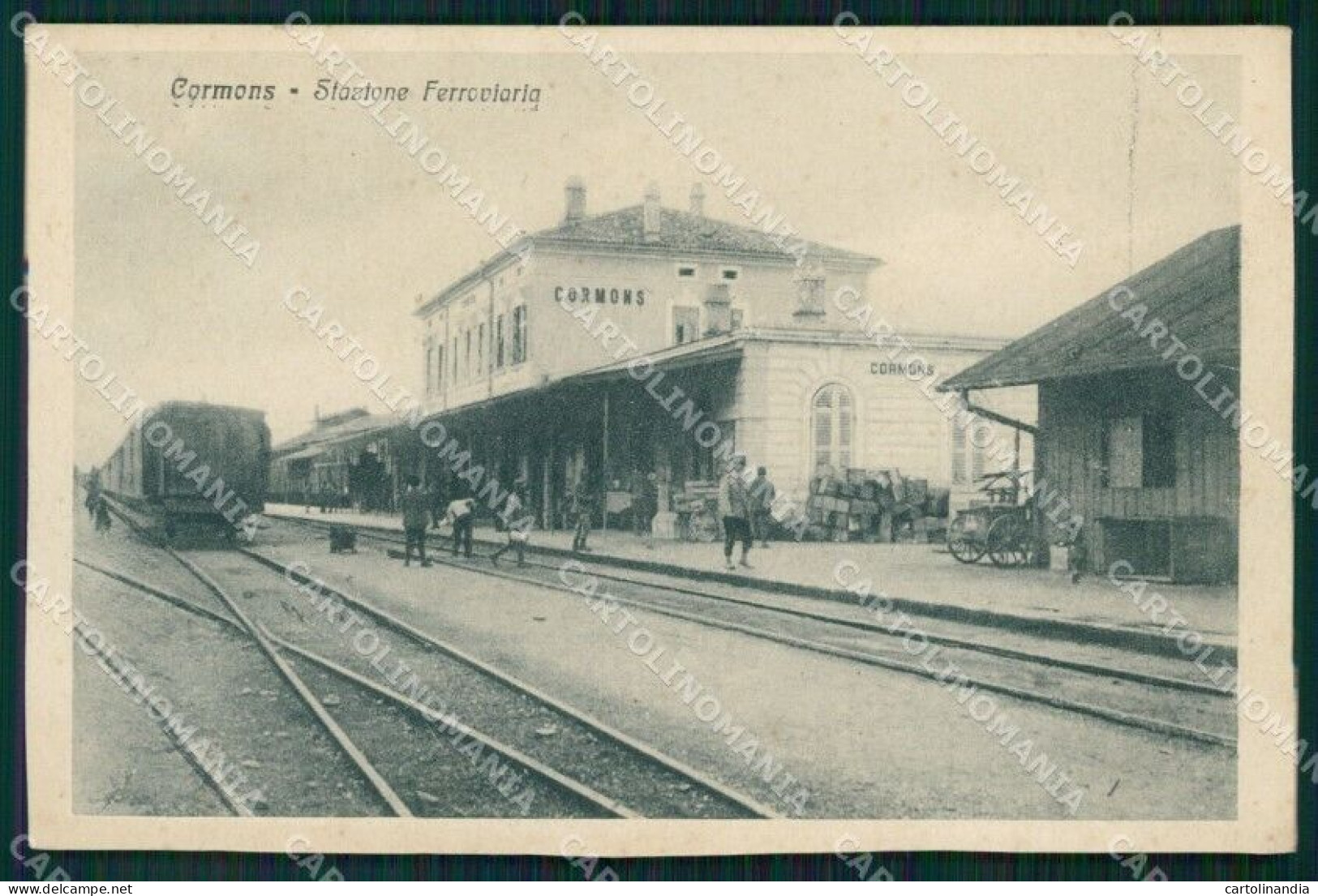 Gorizia Cormons Stazione Treno Cartolina QT2992 - Gorizia