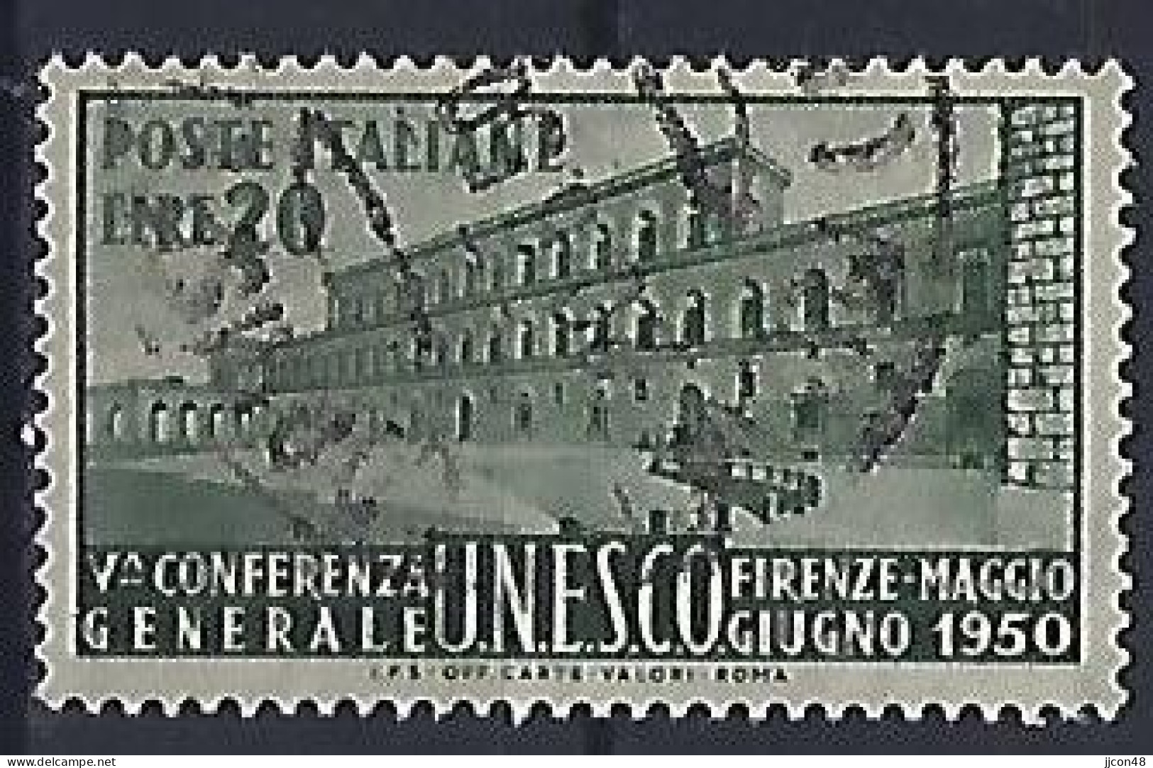 Italy 1950  Konferenz Der UNESCO, Florenz (o) Mi.791 - 1946-60: Oblitérés