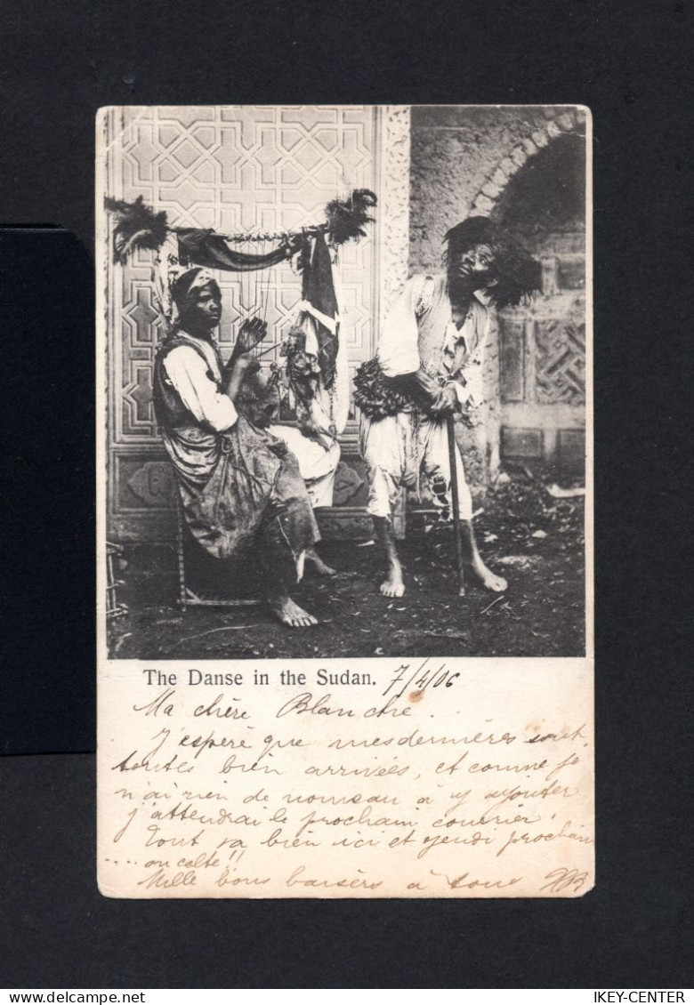 1533-EGYPTE-OLD FRENCH POSTCARD ALEXANDRIE To PARIS (france) 1906.Carte Postale Egypte.POSTKARTE - 1866-1914 Khedivato De Egipto
