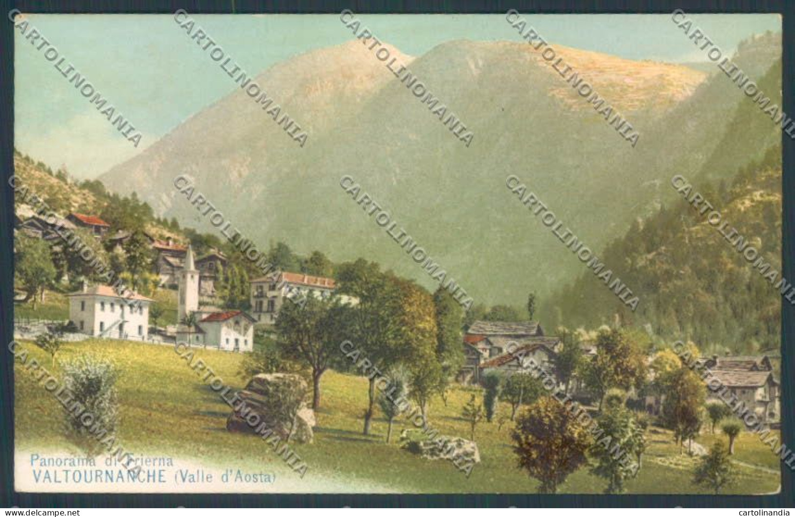 Aosta Valtournenche Frierna Cartolina ZQ4881 - Aosta