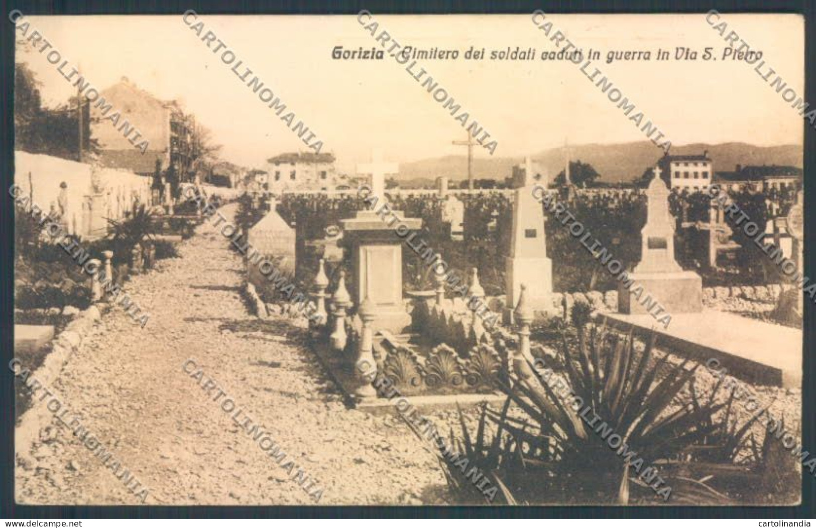 Gorizia Città Cimitero Cartolina ZQ3454 - Gorizia