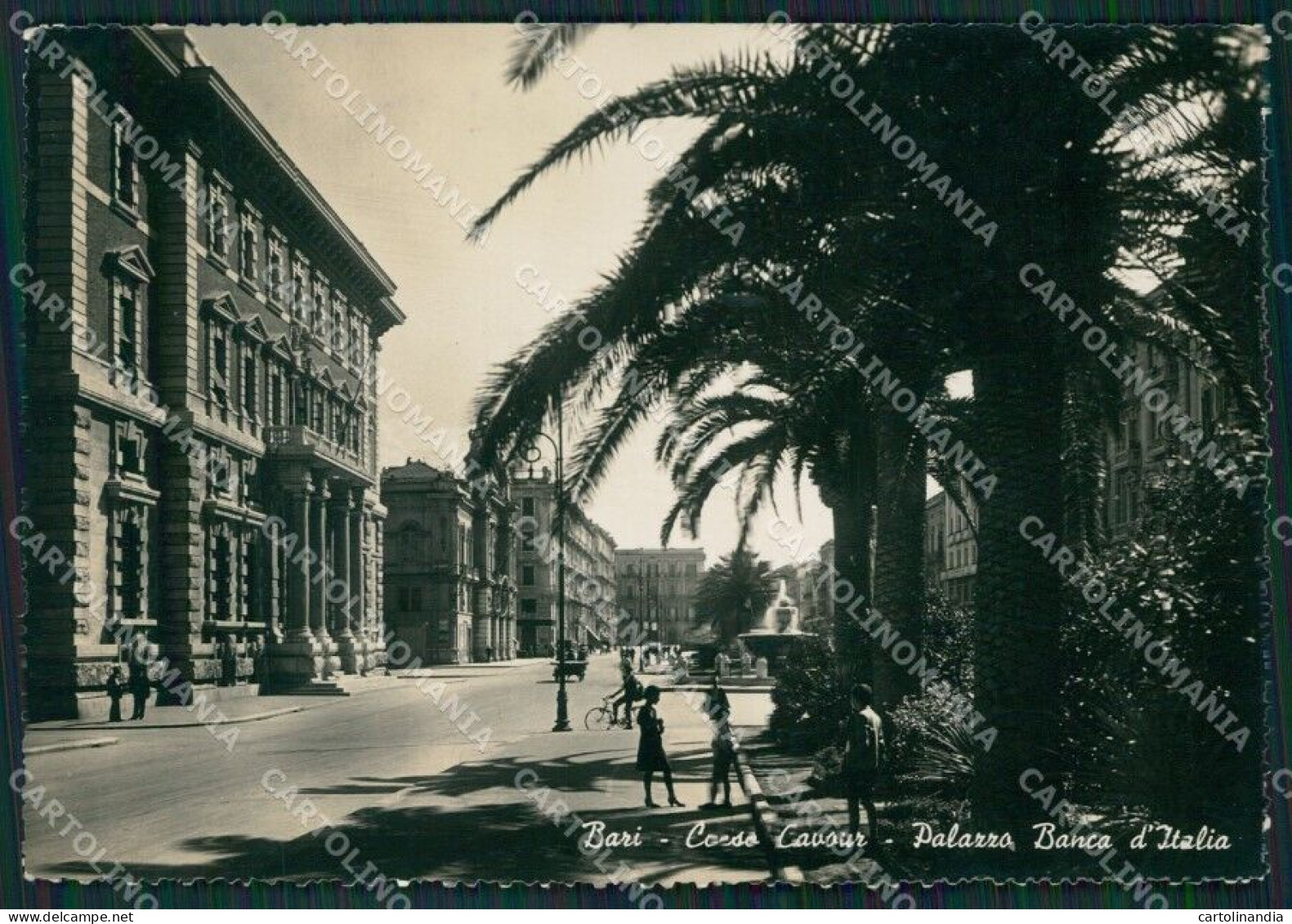 Bari Città Palazzo Banca Italia Foto FG Cartolina ZK0206 - Bari