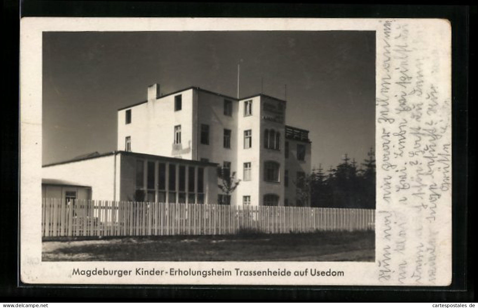 AK Trassenheide /Usedom, Magdeburger Kinder-Erholungsheim Trassenheide  - Usedom