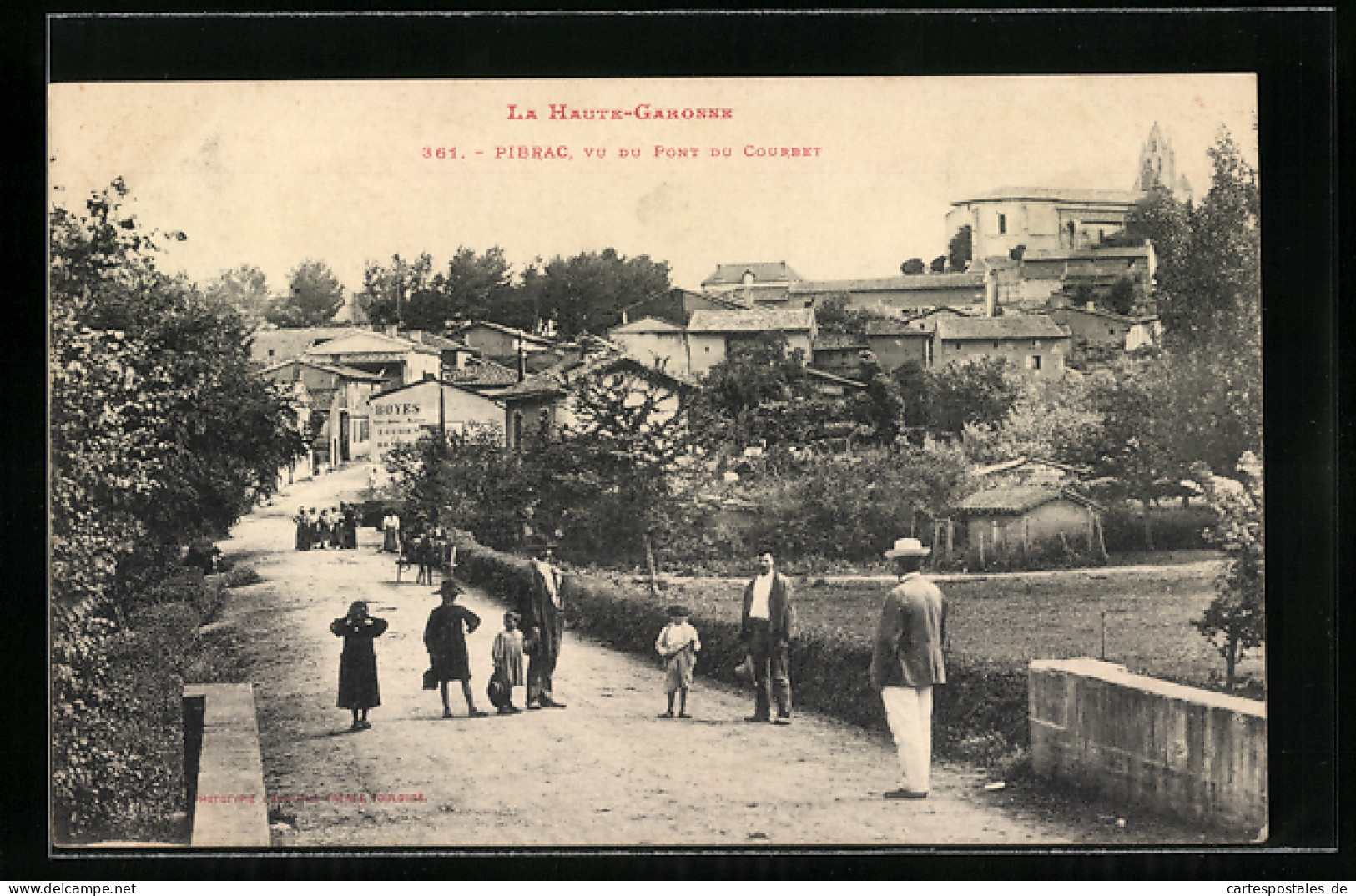 CPA Pibrac, Vu Du Pont Du Courbet  - Pibrac