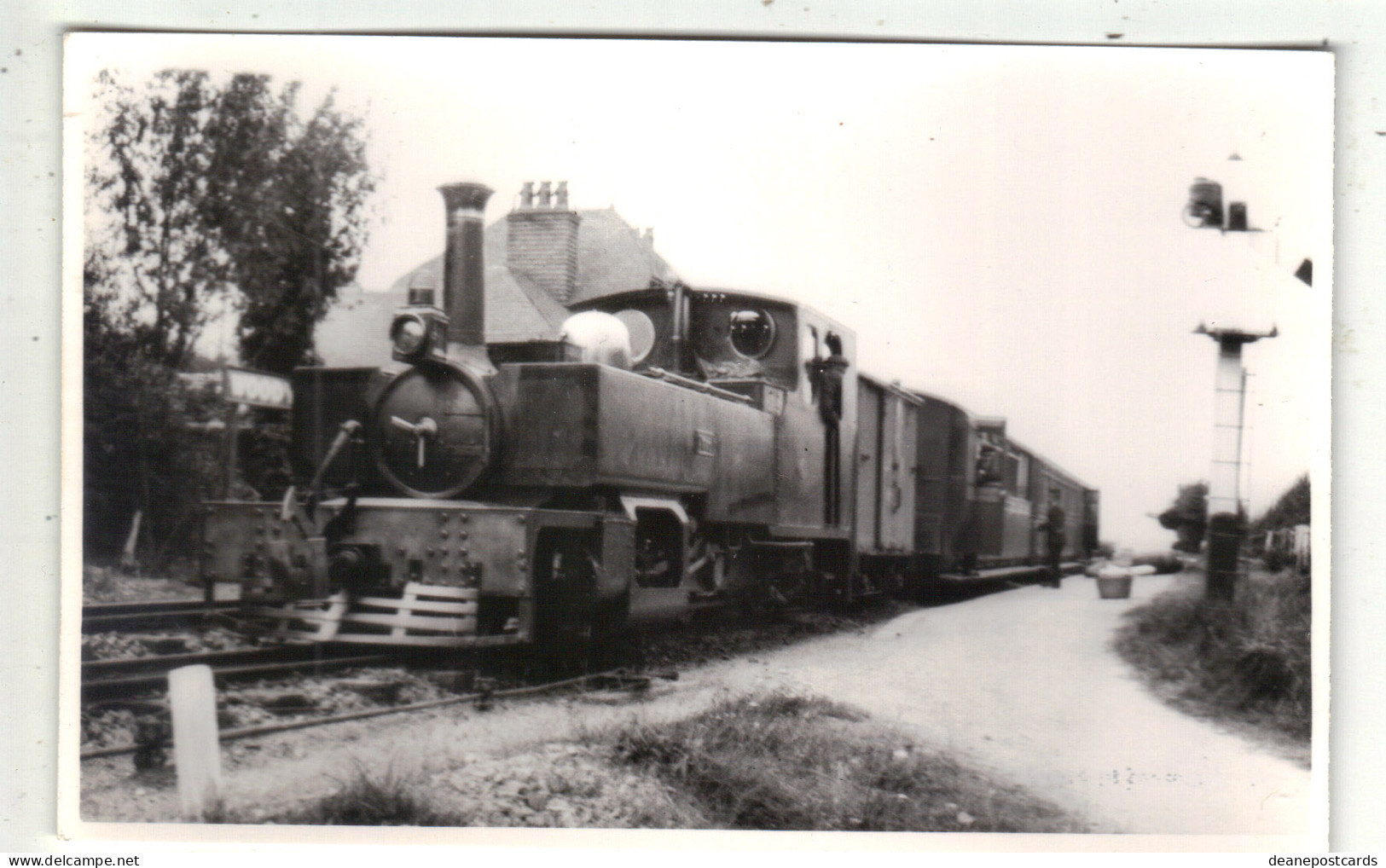 Devon - Lynton & Lynmouth To Barnstaple Railway Views,  Steam Engines, Postcard Size Plain Back - Altri & Non Classificati