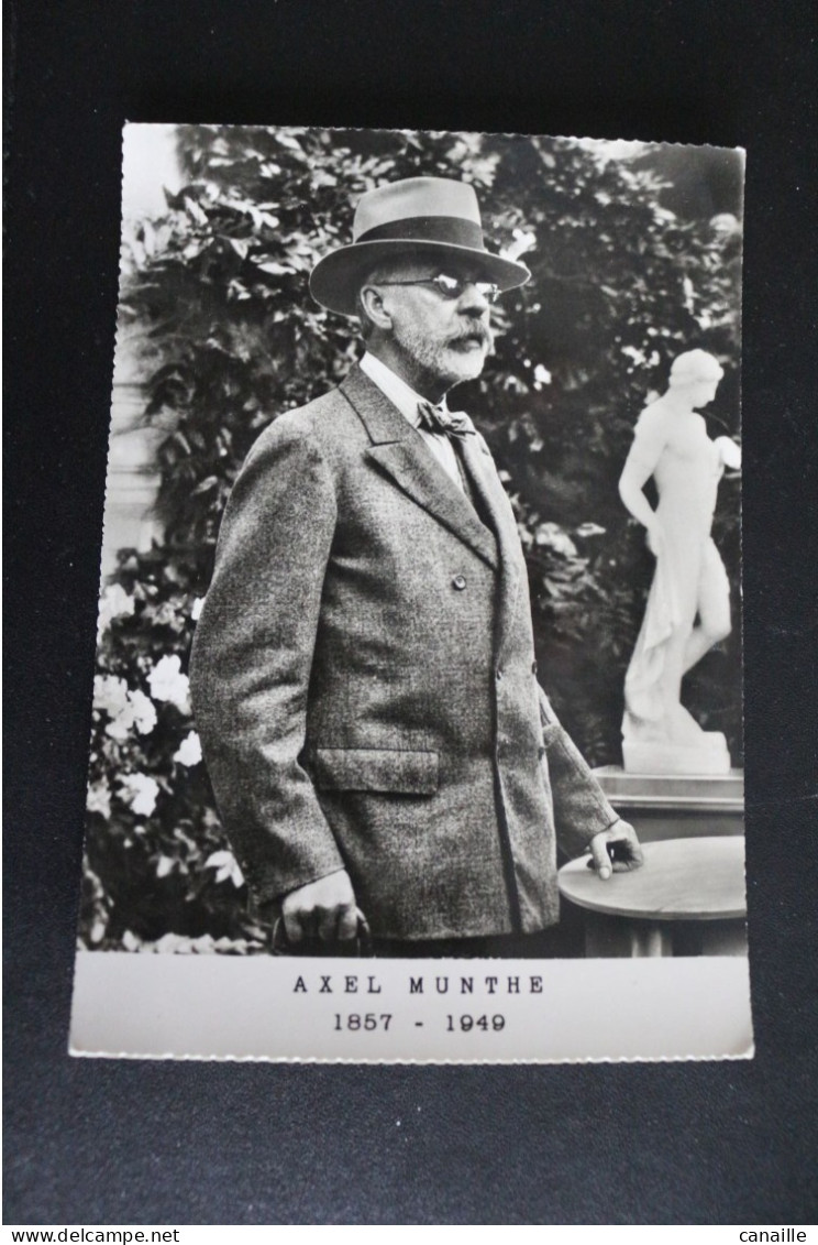 S-C 98/Axel Martin Fredrik Munthe,né à Oskarshamn(Suède)en 1857 Et Mort à Stockholm En 1949, Médecin Et écrivain Suédois - Escritores