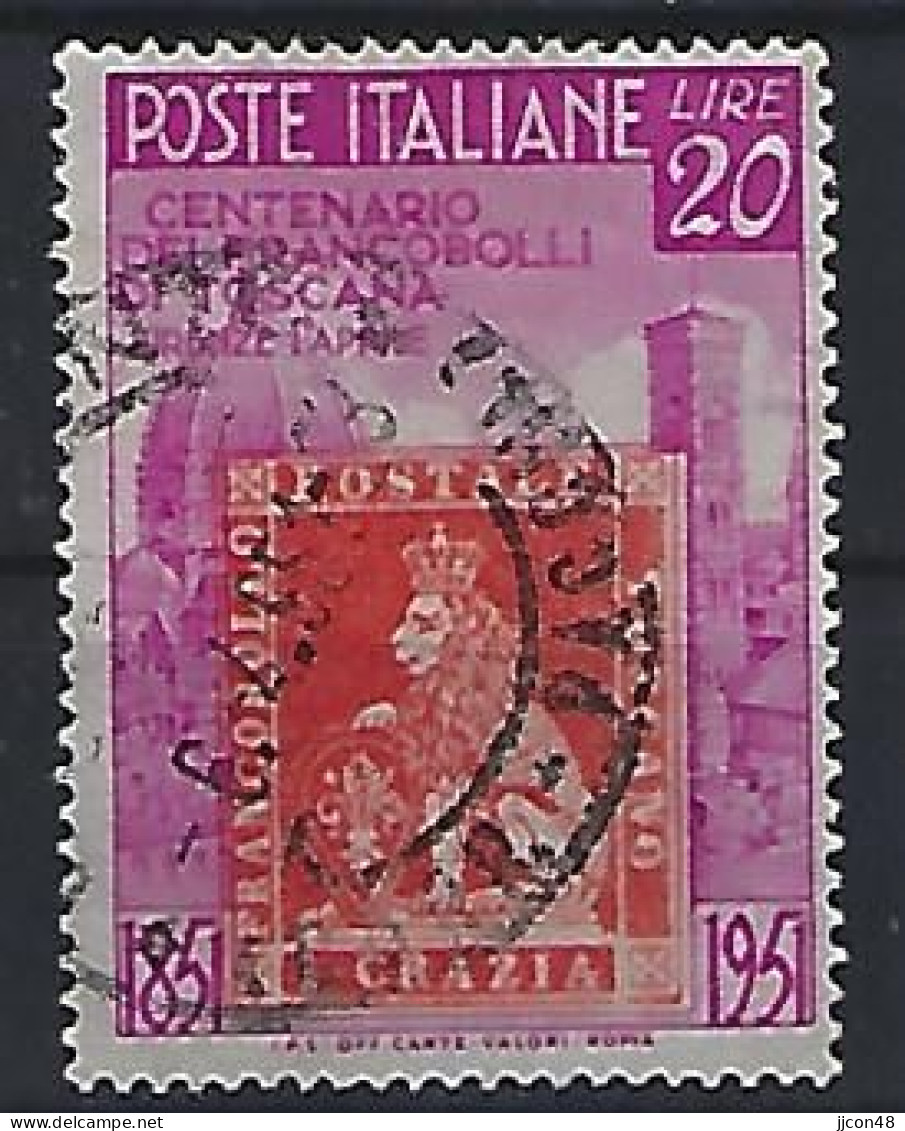 Italy 1951  Augusto Righi (o) Mi.826 - 1946-60: Oblitérés