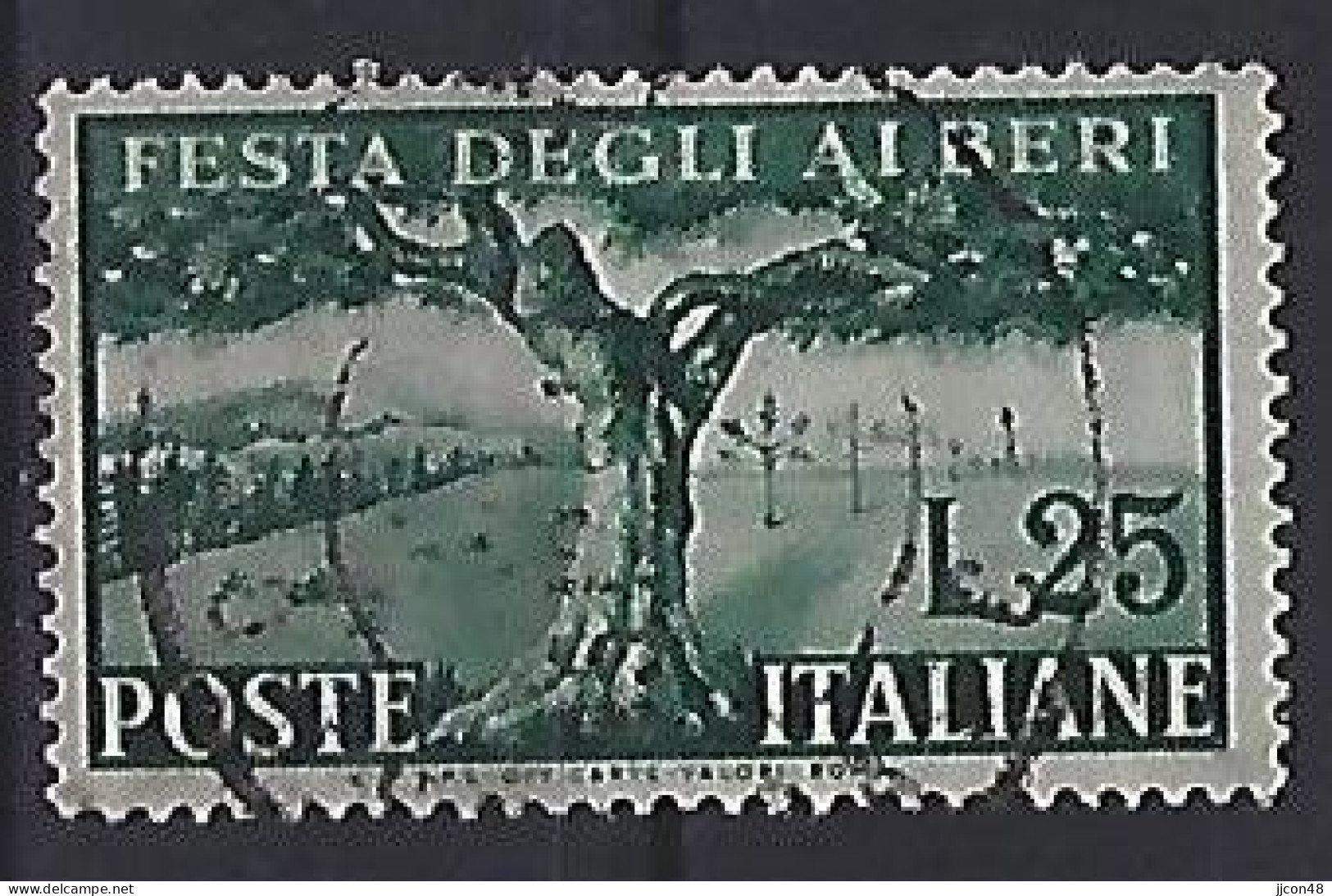 Italy 1951  Baumfest (o) Mi.854 - 1946-60: Usados