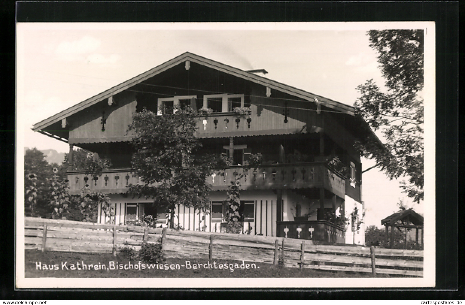 AK Bischofswiesen B. Berchtesgaden, Gasthof-Haus Kathrein  - Bischofswiesen