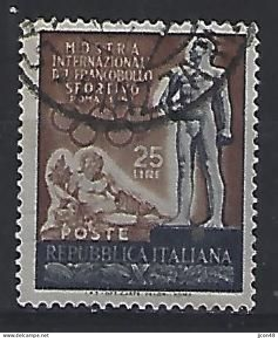 Italy 1952  Ausstellung Fur Sportbriefmarken (o) Mi.858 - 1946-60: Oblitérés