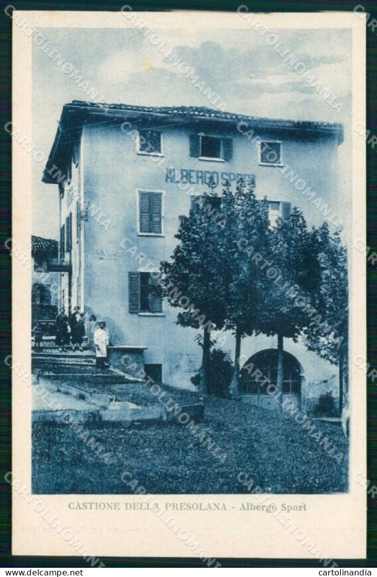 Bergamo Castione Della Presolana Albergo Sport Cartolina RB7354 - Bergamo