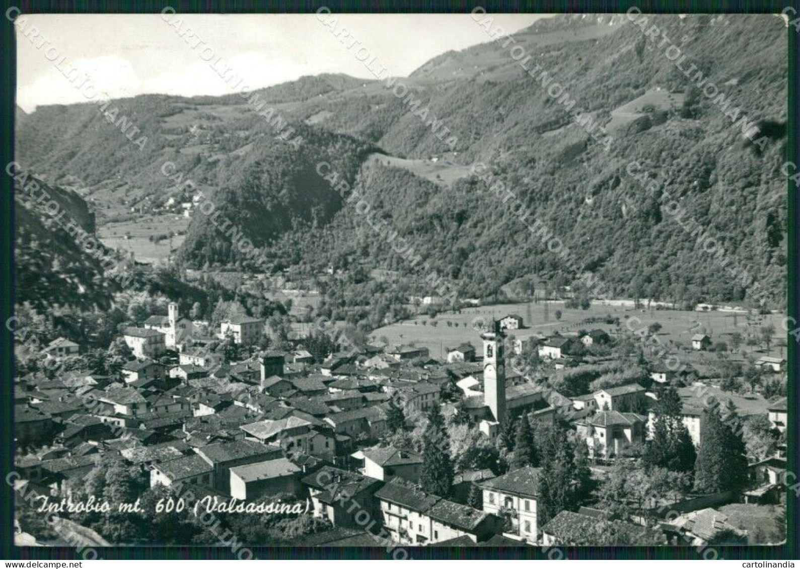 Lecco Introbio Valsassina PIEGA Foto FG Cartolina KB3337 - Lecco