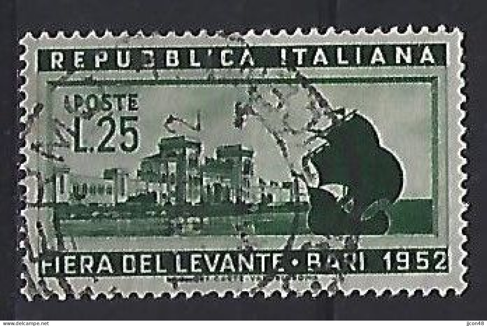 Italy 1952 Levante-Messe, Bari (o) Mi.867 - 1946-60: Usados