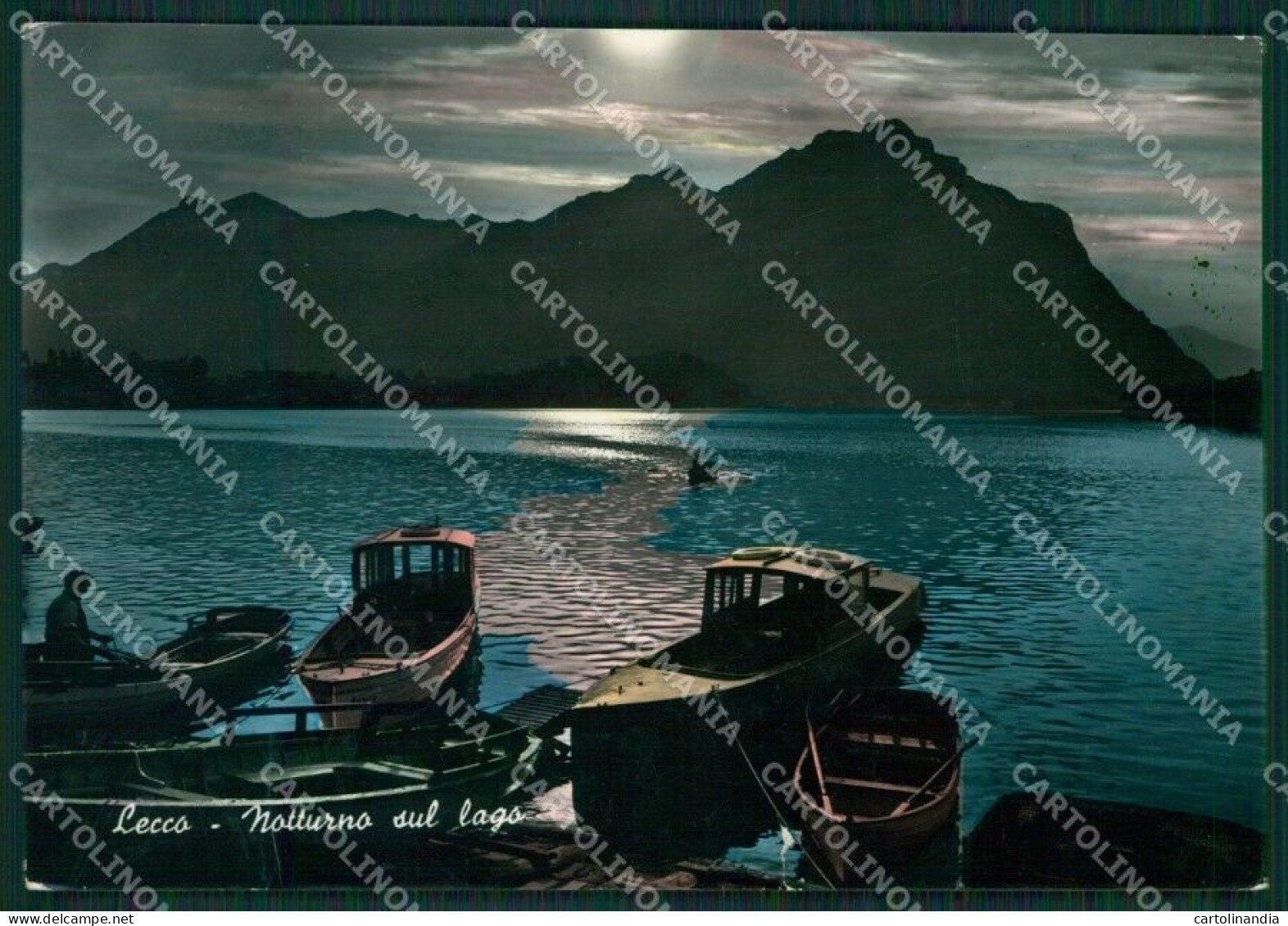 Lecco Lago Di Barche SRAPPINO Foto FG Cartolina KB3344 - Lecco