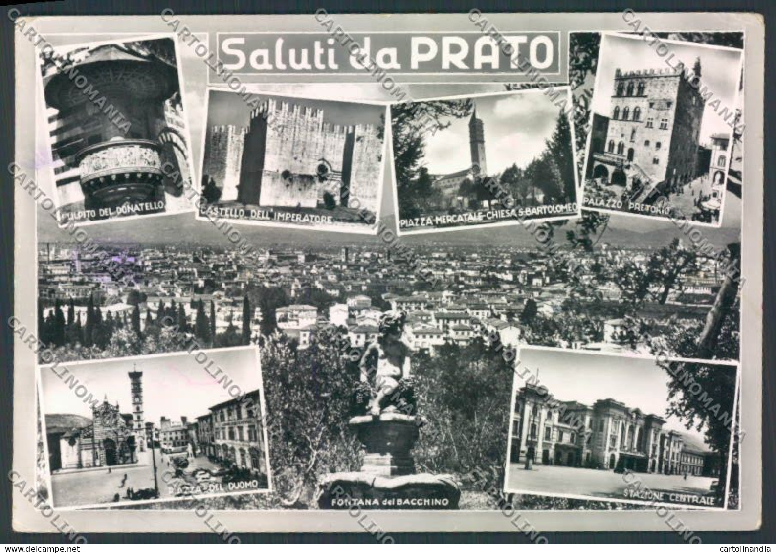 Prato Città Saluti Da Foto FG Cartolina ZF3904 - Prato