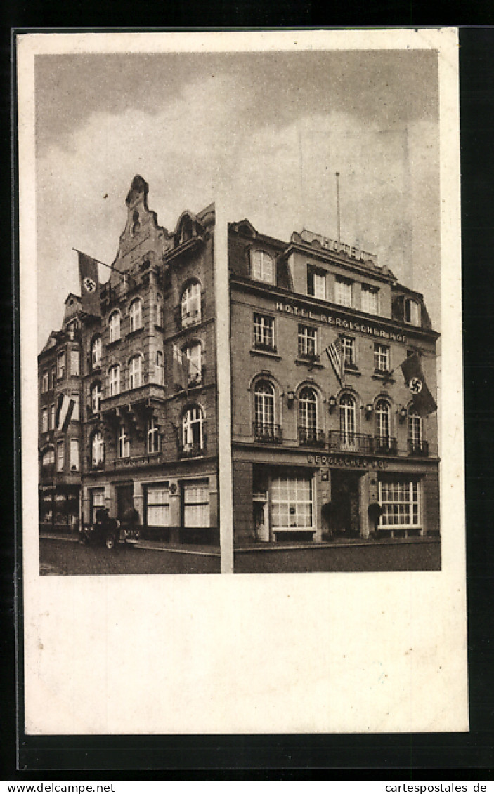 AK Bonn A. Rh., Hotel Bergischer Hof, Münsterplatz 23 Und 24  - Muenster