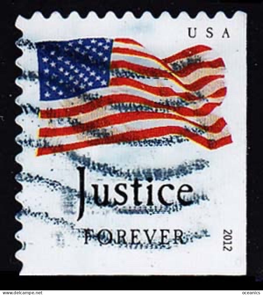 Etats-Unis / United States (Scott No.4646 - Drapeau / US / Flag) (o) Bk Single - Used Stamps