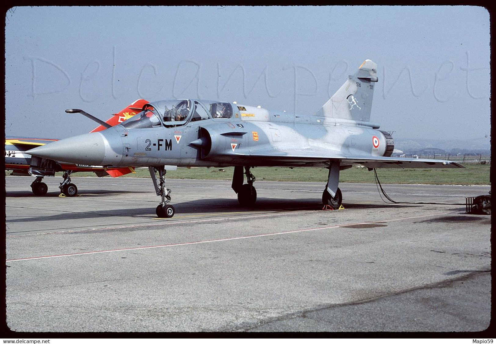 Diapositiva/Slide/Diapositive 35 Mm French AF Mirage 2000B 516 2-FM 1992 (R0032) - Aviation