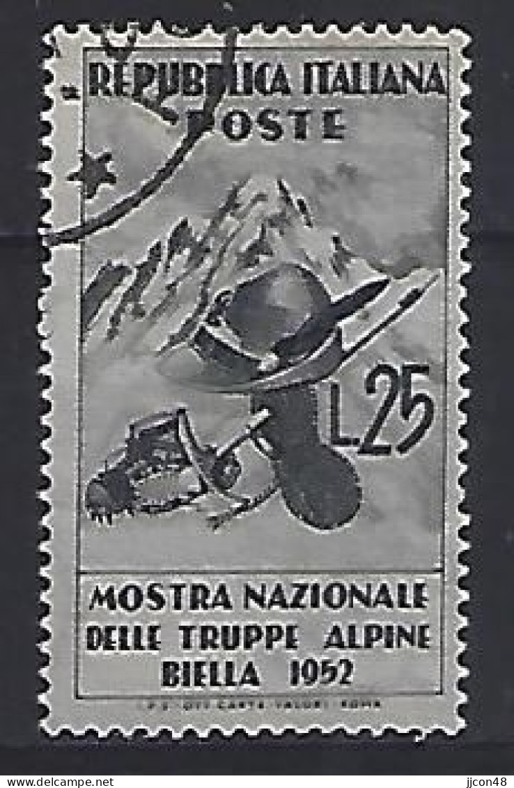 Italy 1952 Gebirgsjager In Biella (o) Mi.870 - 1946-60: Oblitérés
