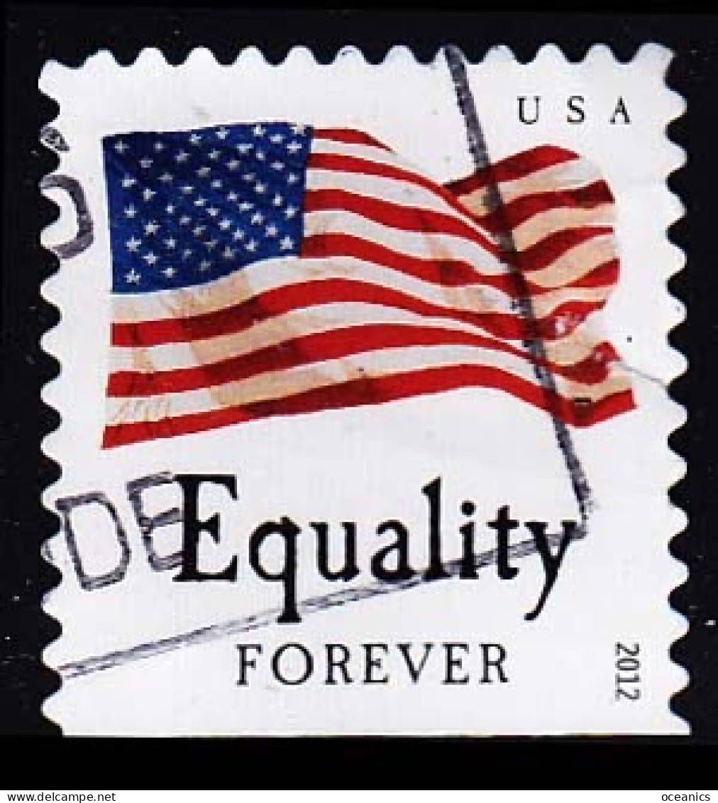 Etats-Unis / United States (Scott No.4645 - Drapeau / US / Flag) (o) Bk Single - Gebruikt