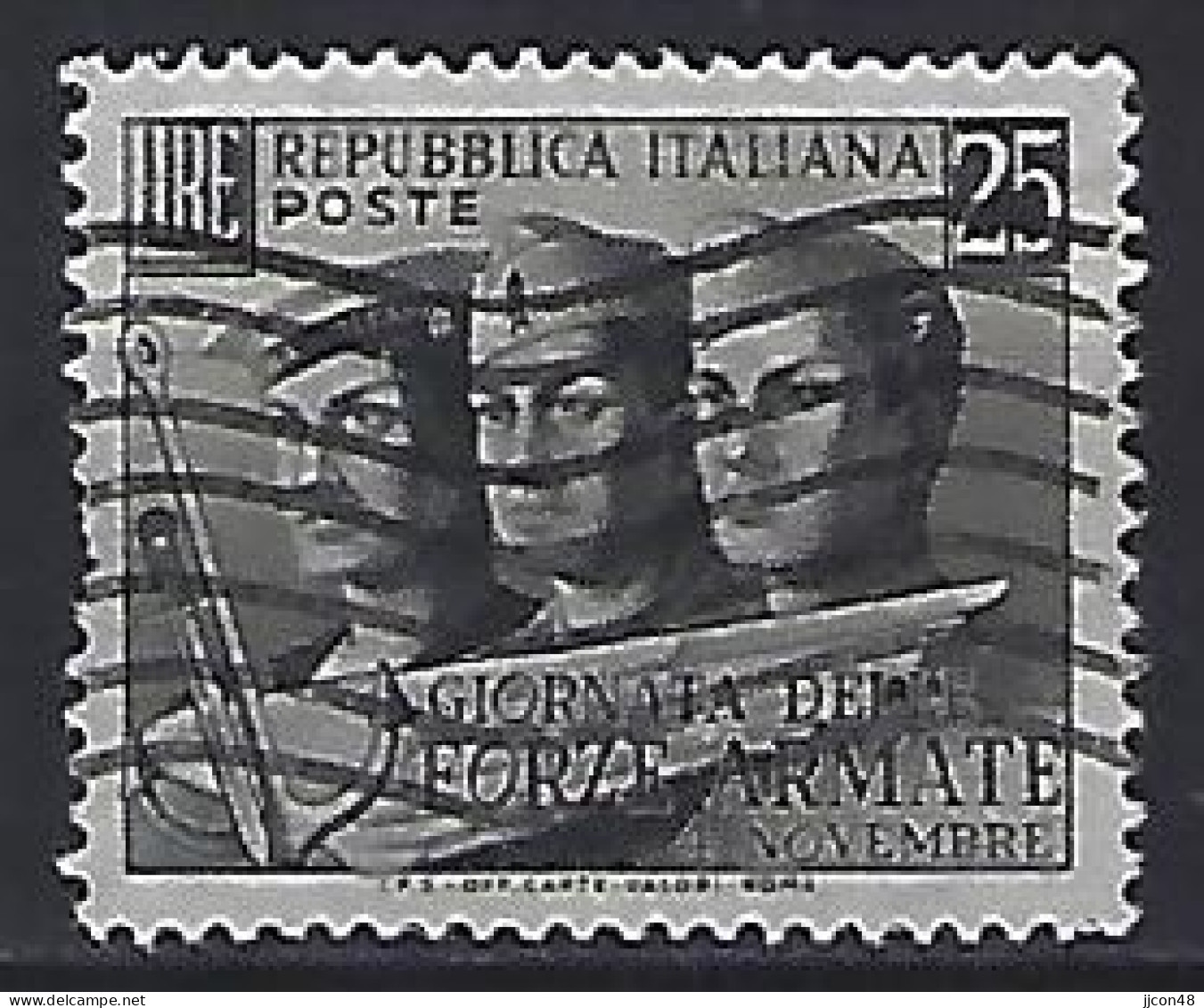 Italy 1952 Tag Der Italienischen Armee (o) Mi.872 - 1946-60: Usados