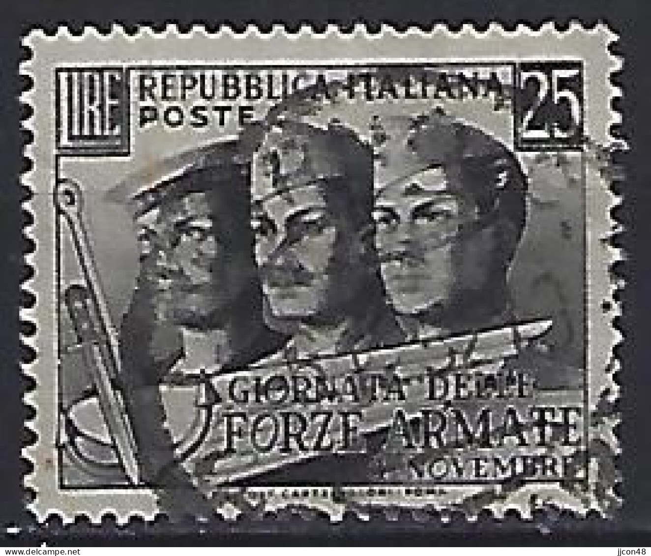 Italy 1952 Tag Der Italienischen Armee (o) Mi.872 - 1946-60: Usados