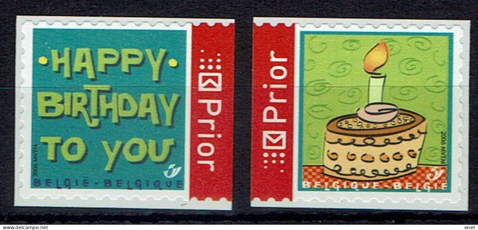 Belgie 2006 - OBP 3587a/88 - Happy Birthday - Unused Stamps
