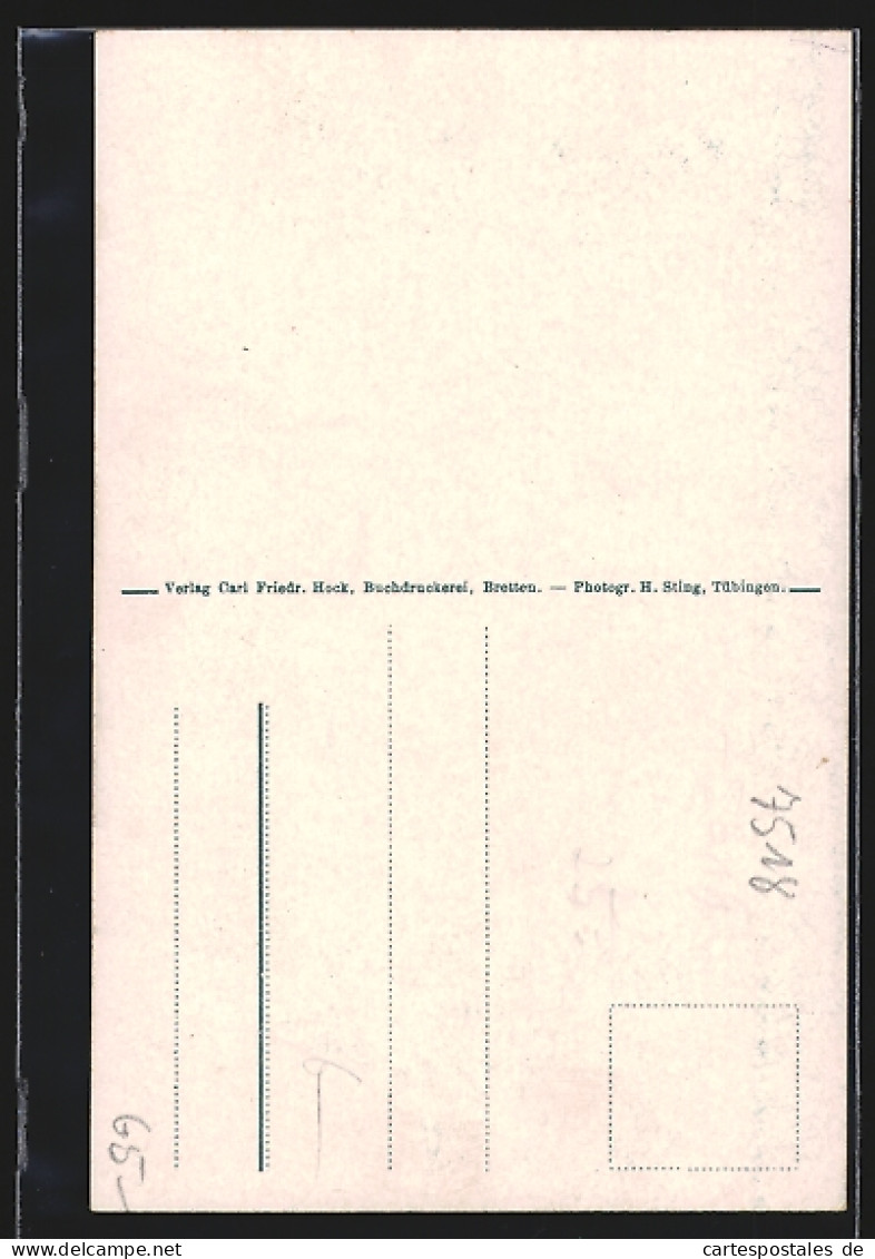 AK Bretten, Blick Auf Das Melanchthonhaus  - Bretten