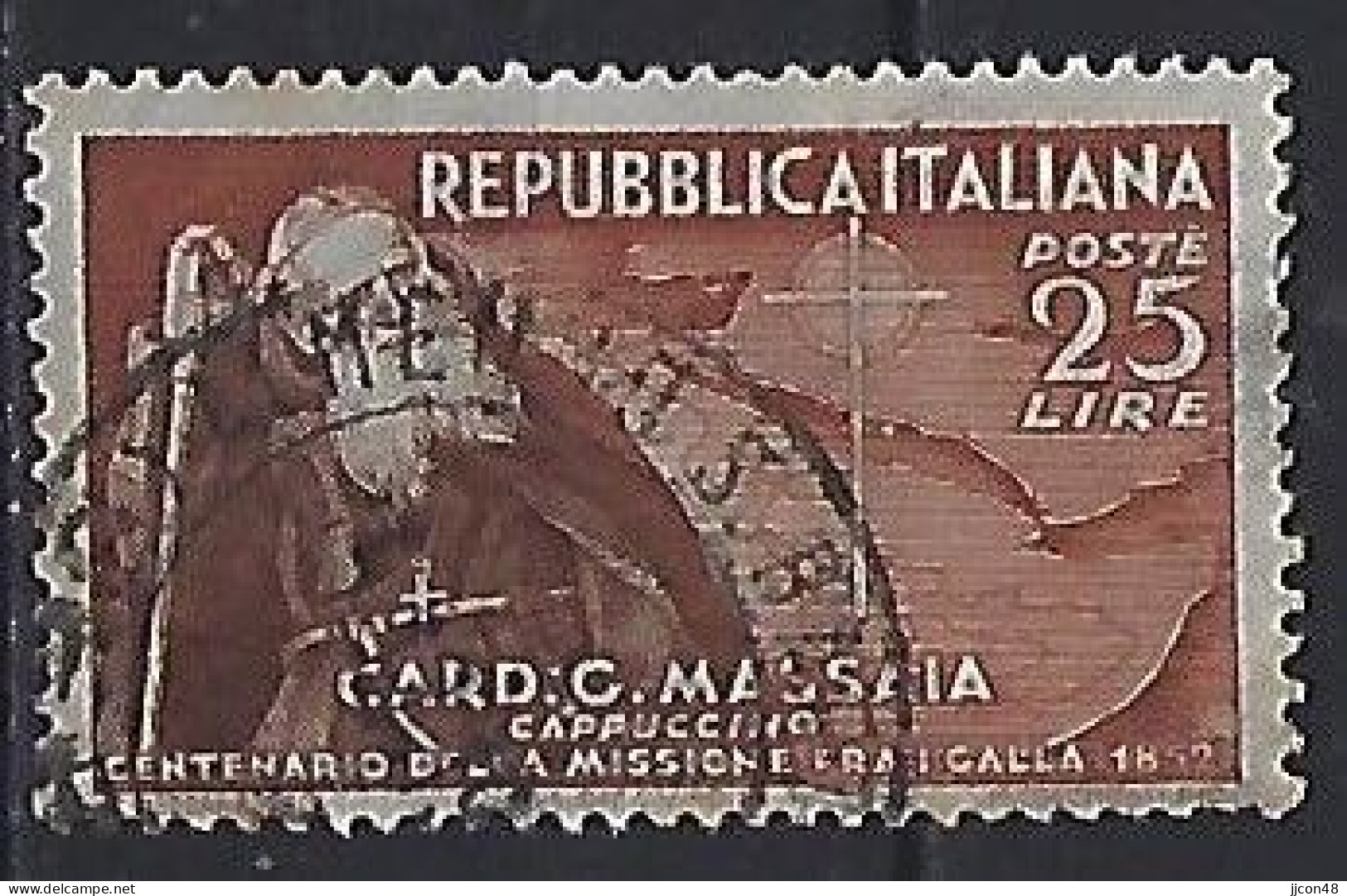 Italy 1952 Kapuzinermission In Sudabessinien (o) Mi.874 - 1946-60: Oblitérés