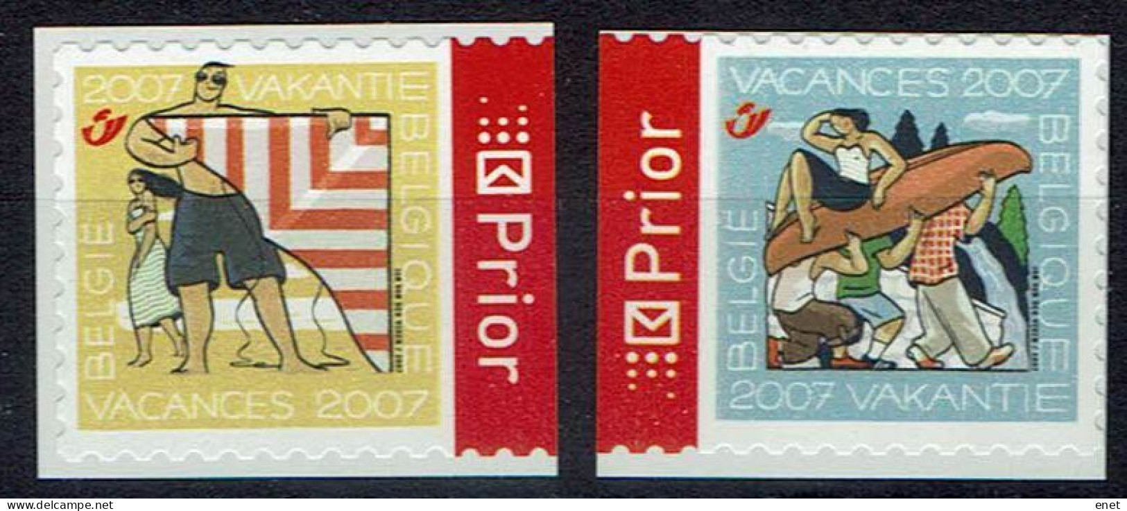 Belgie 2007 - OBP 3665a/66 - Zomerzegels Vakantie - Unused Stamps