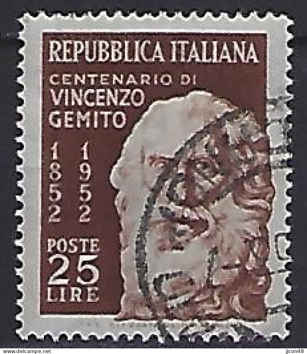 Italy 1952 Vincenzo Gemito (o) Mi.875 - 1946-60: Gebraucht