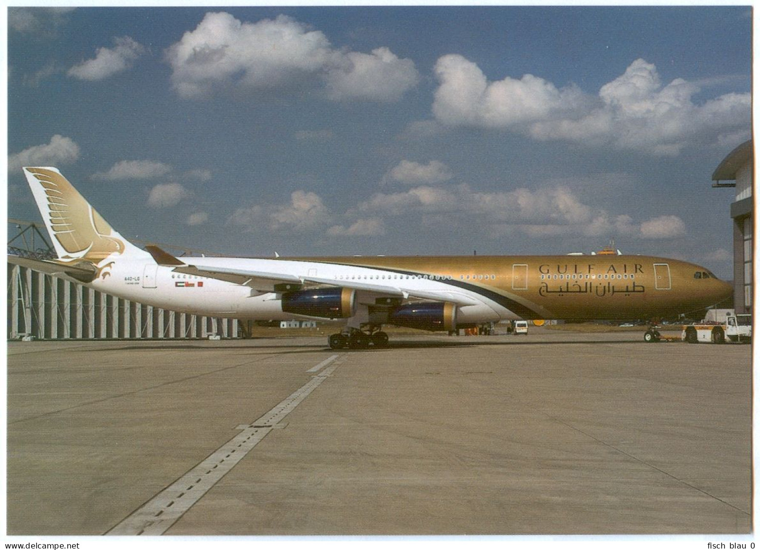 AK Flugzeug Airplane GULF AIR Airbus A340 A40-LG Bahrein Muharraq GF GFA OBBI Flughafen Airport Aeroplane Airplane Fly - Aviateurs