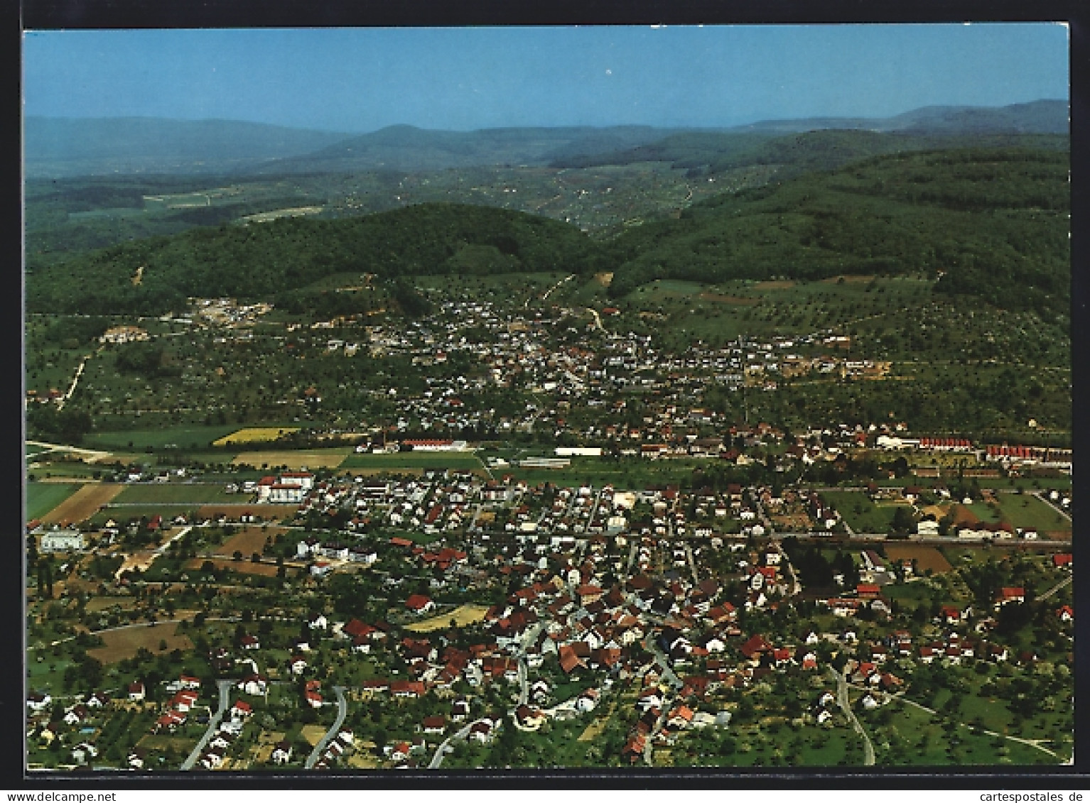 AK Frenkendorf-Füllinsdorf /BL, Ortsansicht Aus Der Vogelschau  - Frenkendorf