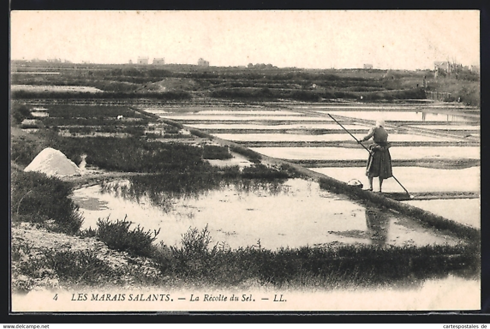 AK Les Marais Salants, La Rcotte Du Sel, Salzgewinnung  - Bergbau