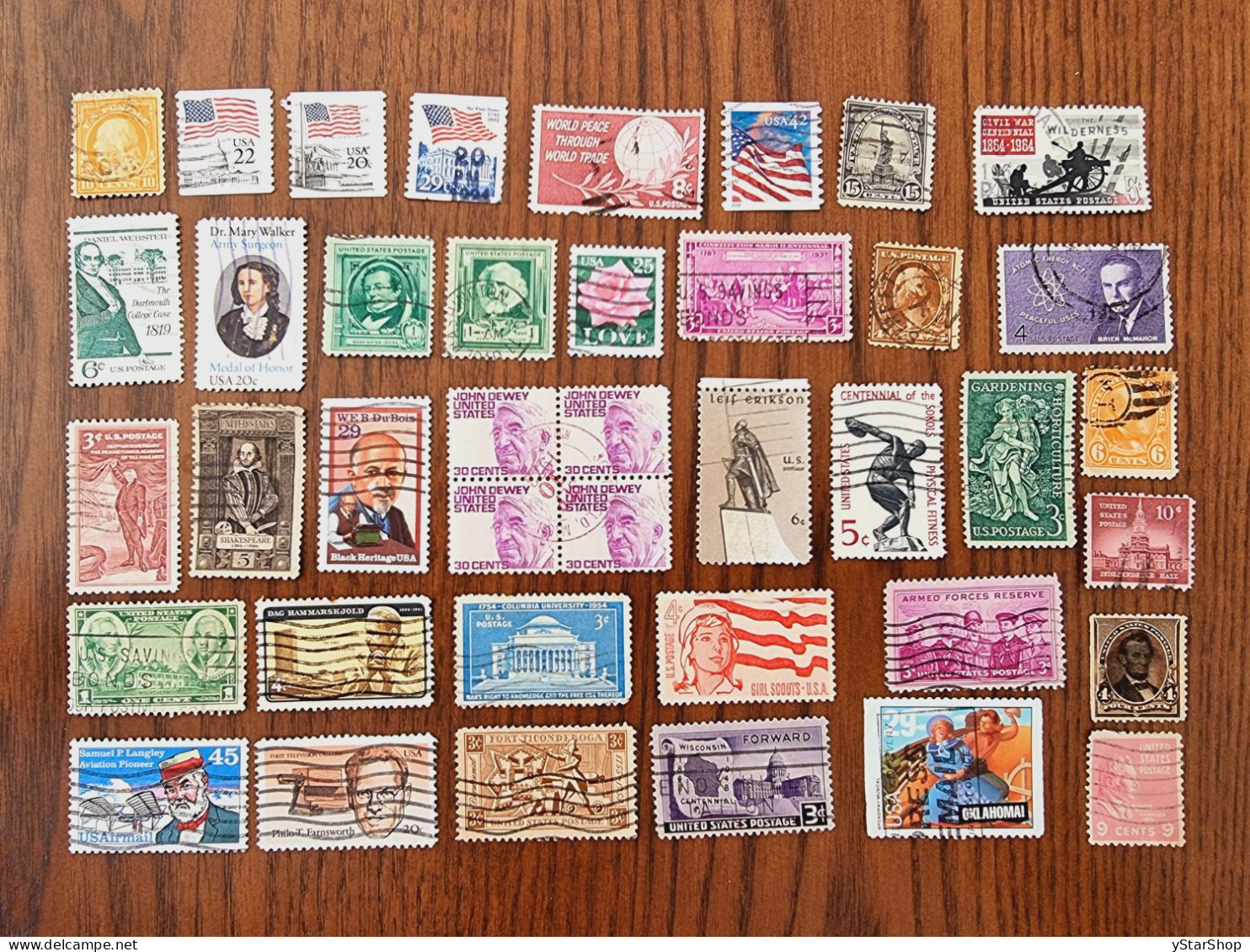 USA Stamp Lot - Used - Various Themes - Sammlungen